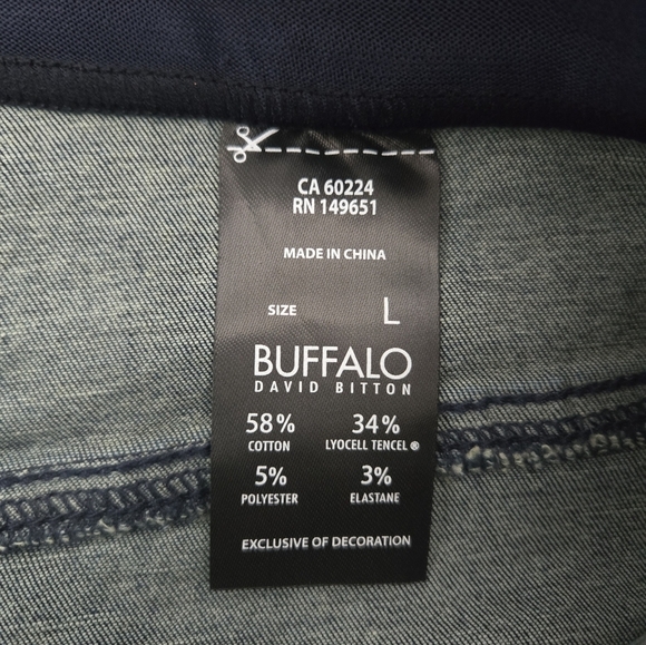 NWT Buffalo David Bitton Pull On Skinny Ankle Grazer Jeans - Picture 5 of 8